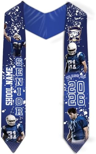 Nani Personalized Class of 2026 Graduation Sash, Custom Graduate & Soccer Stole, Gift for Him, Her, Senior Graduation by Nani