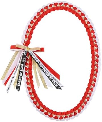 TFTAFAN Graduation Ribbon Lei Graduation Leis Necklace Class of 2026 Graduation Necklace Braided Necklace Graduation Gift Party Accessories for Women and Men by Unknown