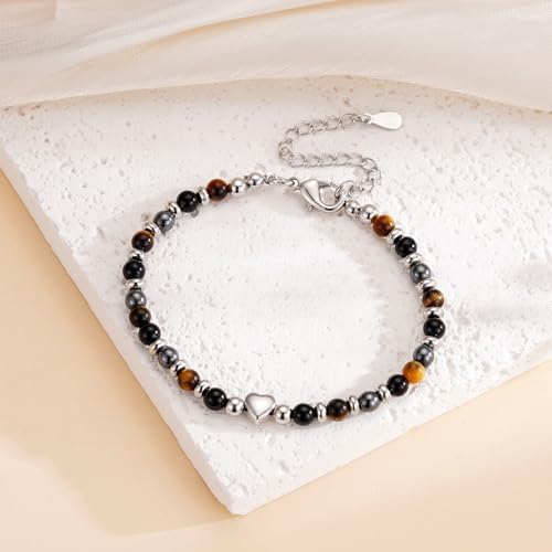2026 Graduation Gift for Her, Graduation Bracelet Natural Stone Beads Bracelets Middle High School College 5th 8th Grade Grad Jewelry Gifts for Women Girls - Image 2