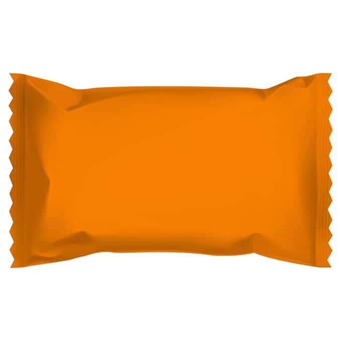 Party Sweets Orange and White Sports Mints by Hospitality Mints, Appx 300 mints, 7-Ounce Bags (Pack of 6)