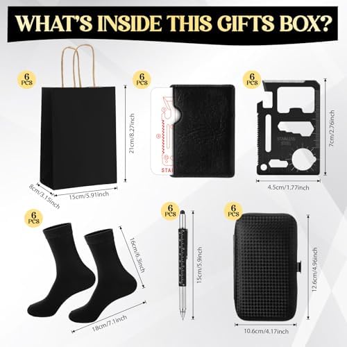 6 Sets Baby Shower Game Prizes for Men Winner,Black - Image 2