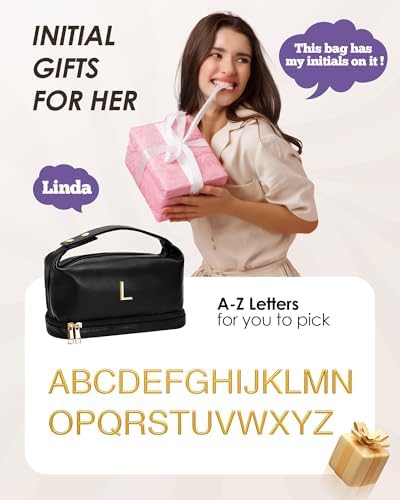 Gift for Girl, Gifts Ideas, For Women 40S Makeup Bags with Handle - Image 6