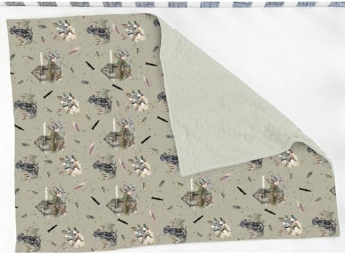 Vintage Duck Hunting Hunter Baby Blanket for Girl Boy Retro Mallard Ducks Dogs Farmhouse Soft Mink with Dotted Backing Double Layer Swaddle Blanket Wild Bird Bed Throw for Newborn Toddler Crib 30x40 - Image 3