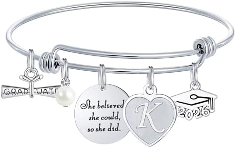 M MOOHAM Graduation Gifts for Women Her 2026, Class of 2026 High School College Graduation Gifts Inspirational Graduation Bracelet by MMOOHAM