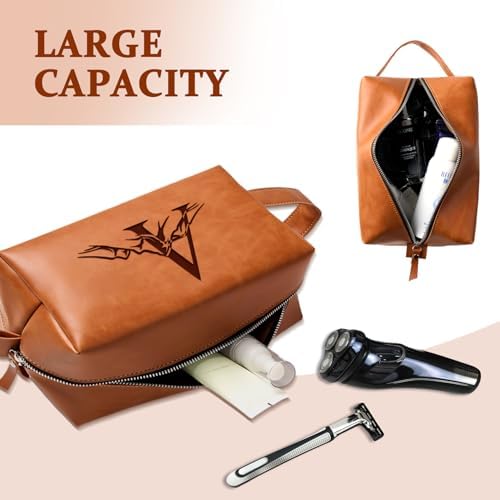 Personalized Gifts Travel Toiletry Bag for Men Engraved Initial - Image 6