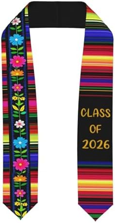 Class of 2026 Graduation Stole,Cute Elegant Honor Sash for Graduation 2026 Unisex Adult Graduates by Unknown