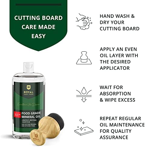 ROYAL CRAFT WOOD Wooden Cutting Boards for Kitchen Meal Prep & Serving - Bamboo Wood Serving Board Set with Deep Juice Groove Side Handles - Charcuterie & Chopping Butcher Block for Meat - Image 7