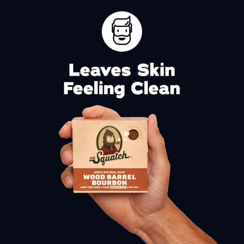 Dr. Squatch Natural Men’s Bar Soap, Body Soap Bar (5oz, 5-Pack) - Image 2