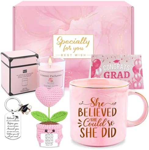 High School Graduation Gift for Her, She Believed She Could So She Did by Coosilion