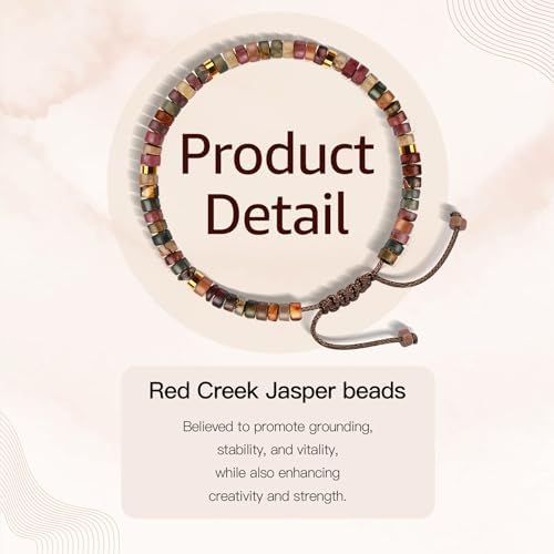 AGOT Thank You Gifts for Women: Teacher Appreciation Office Gifts for Coworkers Employee Boss Lady Manager Colleague Natural Stone Bracelet - Image 3