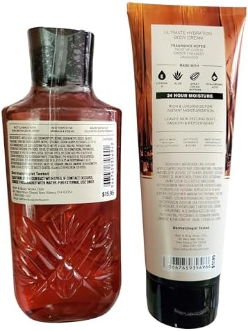Bath & Body Works Whiskey Toast Body Cream and 3-in-1 Body and Face Wash - Image 2