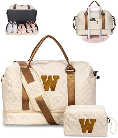 Personalized Initial Duffle Travel Bag-Dance Bag for Girls by Vogewood