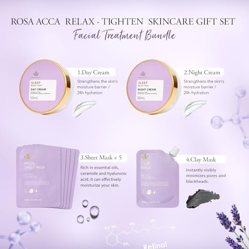 Gifts for Women, 23Pcs Birthday Gift for Women, Lavender Face Skin Care Set - Image 3