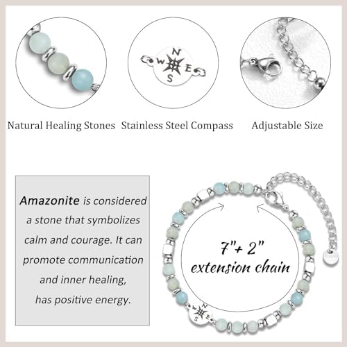 2026 Graduation Gifts for Women Her, Compass Bracelet for Girls Women - Image 4