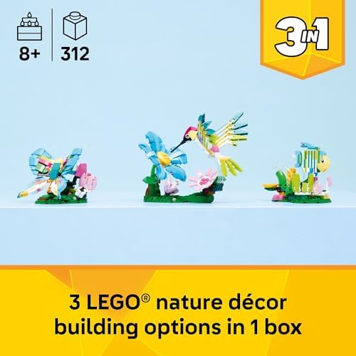 LEGO Creator 3 in 1 Wild Animals: Colorful Hummingbird 31384 - Image 2