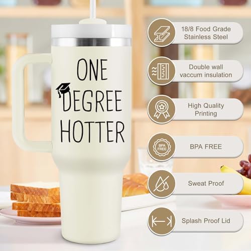 COCOGIFTS Graduation Gifts for Women Her Him - 40oz Insulated Tumbler - Image 4