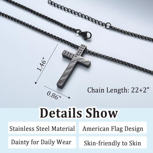 5th,6th,8th Graduation Gifts for Boys Class of 2026 Cross Necklace Middle High School College Phd Grad Graduate Gift Ideas - Image 4