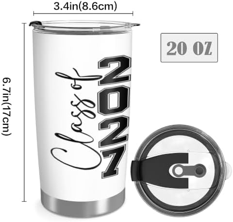 Class of 2027 Senior Night Gifts for Him Her 20oz Seniors Year 2027 Tumbler - Image 3