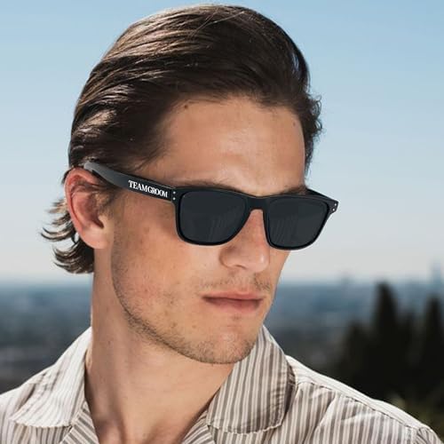 Groomsmen Sunglasses for Men - Wedding Sunglasses for Groomsman Proposal Gifts, Bachelor Party Favors - Image 5
