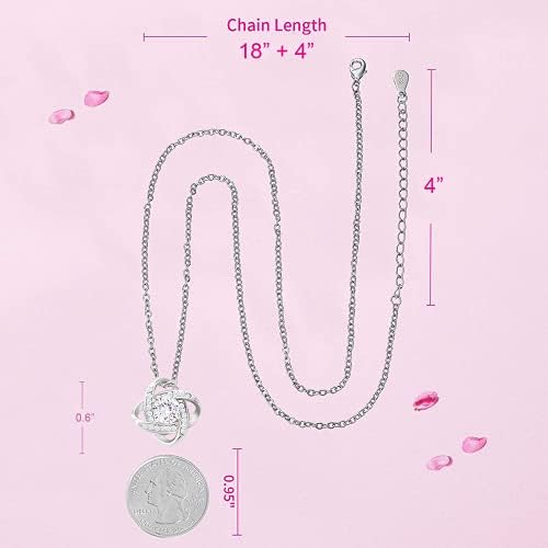 Graduation Gifts, Graduation Necklace Knot Love Seniors College High School for Daughter Granddaughter Sister Niece Best Friend - Image 4
