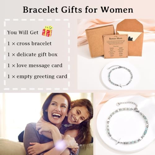 Religious Cross Bracelet for Women Girls, Christian Gifts - Image 4