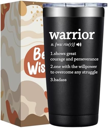 BIRGILT Cancer Survivor Gifts for Men - After Breast Surgery Gifts for Women - Get Well Gift for Survivor Patients Male Female - 20oz Insulated Tumbler Cup by BIRGILT