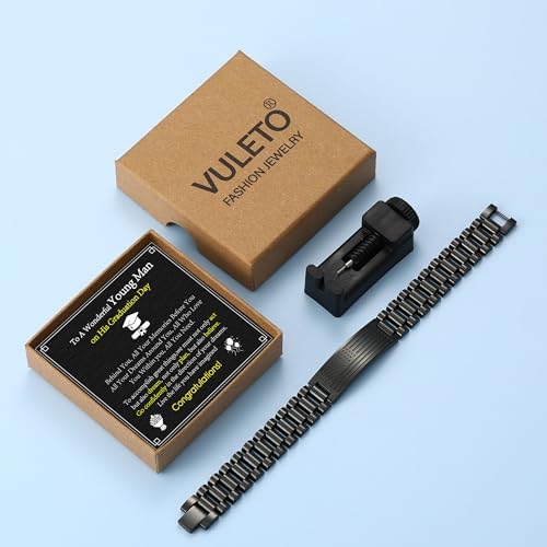 Bracelet Gifts for Men Husband Grandpa Son, Stainless Steel American Flag Watch Link Bracelet Unique Birthday Anniversary Jewelry Gifts - Image 6