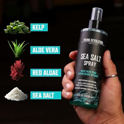 Viking Revolution Hair Styling Kit - Sea Salt, Clay & Powder - 3pc Set - Image 2