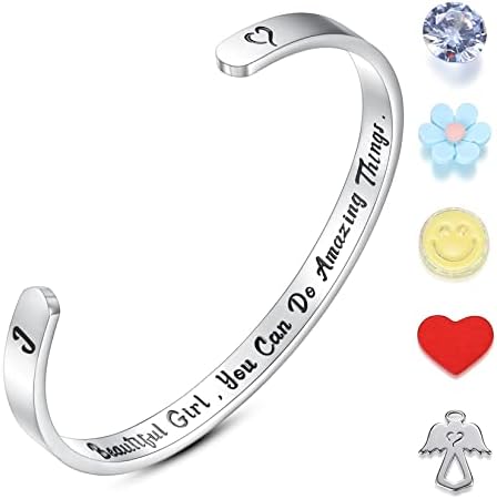 SAM & LORI Personal Bracelets for Teen Girls/Women - Meaningful Jewelry Gifts (Various Designs) for Best Friend/Daughter/Granddaughter/Niece/Sister/Mom/Aunt by SAMLORI