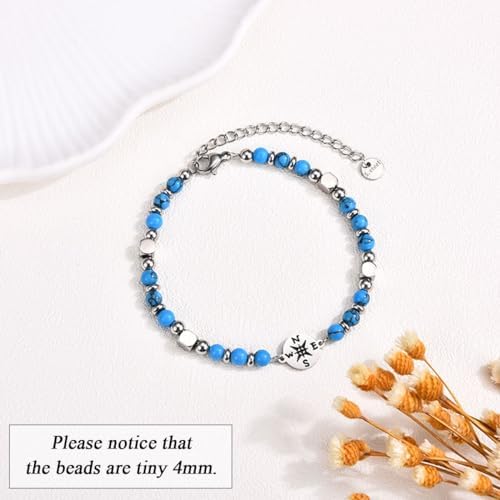 2026 Graduation Gifts for Women Her, Compass Bracelet for Girls Women - Image 2