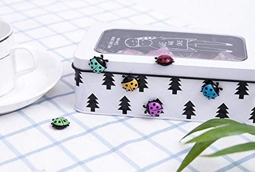 Ladybug Refrigerator Magnets Kitchen Magnets Office Magnets for Whiteboard, Dry Erase Board, Cute and Colorful Insect Design (12pcs per Set)