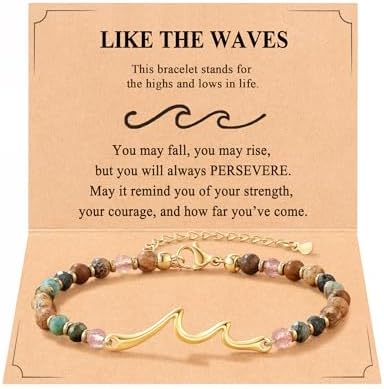 Tarsus Wave Bracelet,The Waves of Life We've been Through, Unique Gifts by Tarsus