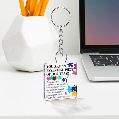 Team Appreciation Gifts Bulk for Coworkers Employee Staff Keychains - Image 3