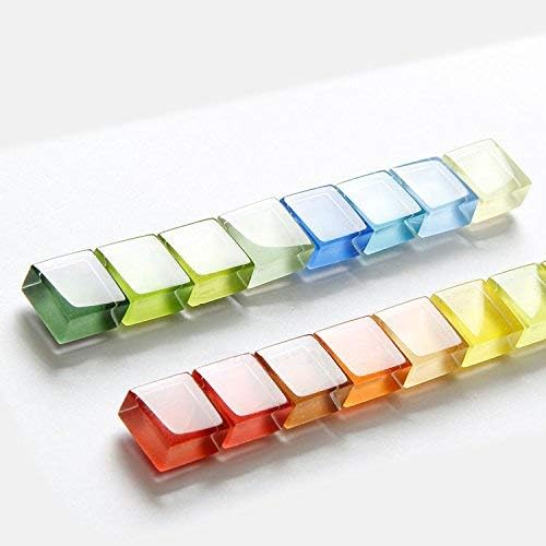 Mymazn 48 Refrigerator Magnets Cute Fridge Magnets for Whiteboard, Locker | Colorful Magnets Glass Decorative Magnets for Office Kitchen (24 x 2)
