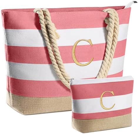 YOOLIFE Beach Bags for Women - Travel Canvas Beach Tote, Pool Waterproof Bag, Travel Essentials, Gifts for Women Birthday by YOOLIFE