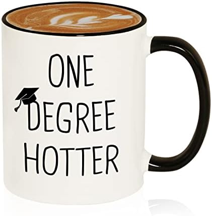 Petalsun Graduation Gift for Her, Him - 11oz Ceramic One Degree Hotter Mug by ABrandSpecializingInGifts