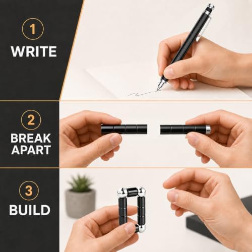 Fidget Gel Pens Gifts for Men - Stocking Stuffers for Men & Teen Boys, Fun Christmas White Elephant Secret Santa Gift Ideas for Him, Cool Novelty Birthday Gadget, Unique Valentines Day Gifts for Guys - Image 4