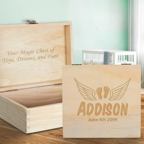 Personalized Baby Memory Box, Newborn & Baby Shower, Gift for Boys or Girls - Image 4