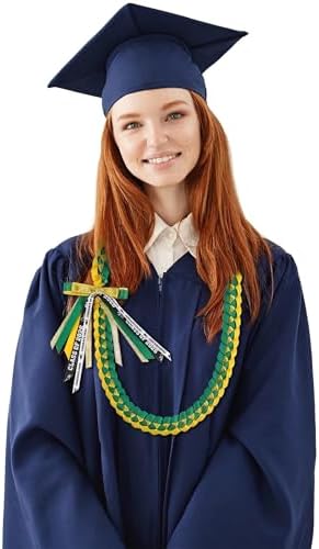 TFTAFAN Graduation Ribbon Lei Graduation Leis Necklace Class of 2026 Graduation Necklace Braided Necklace Graduation Gift Party Accessories for Women and Men - Image 6