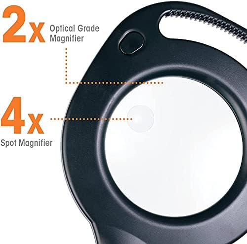 Ottlite 2 in 1 LED Magnifier and Table Light