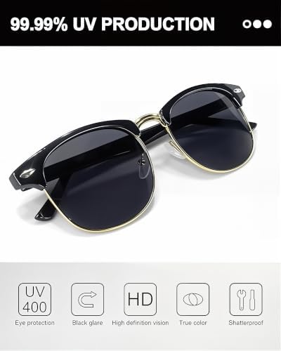 Groomsmen Sunglasses for Men - Wedding Sunglasses for Groomsman Proposal Gifts, Bachelor Party Favors - Image 4