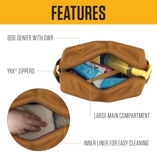 Carhartt Classic Zippered Travel Kit Workwear Industry Red (New Version) - Image 2