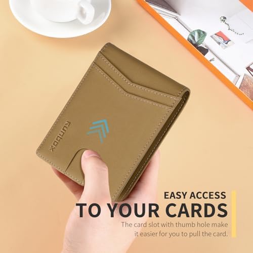 RUNBOX Wallet for Men -Slim Rfid Leather Mens Bifold Novelty Wallets 2 ID Window With Gift Box Men's Accessories - Image 4