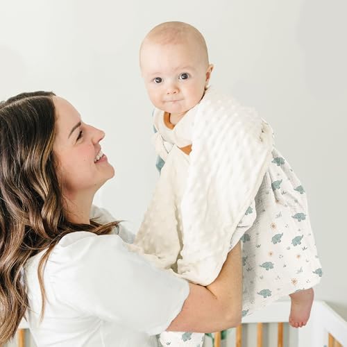 Konssy Soft Muslin Baby Blanket for Unisex Boys & Girls, 30 x 40 Inch - Image 3