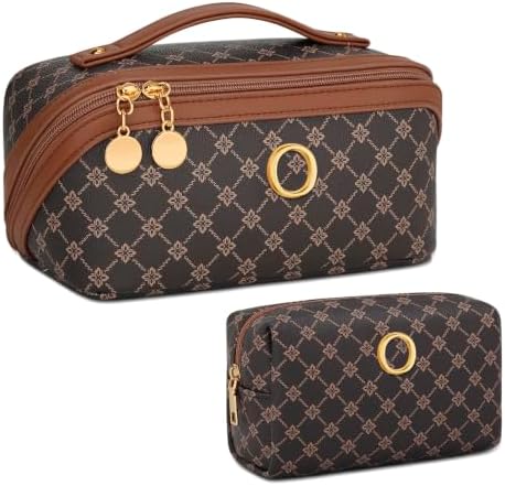 Initial Makeup Bag Personalized Gift for Women Teen Girls by Unknown