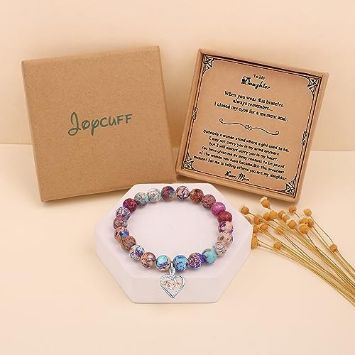 Gifts for Women Faith Cross Bracelet, Unique Amazonite Bracelets for Women - Image 7