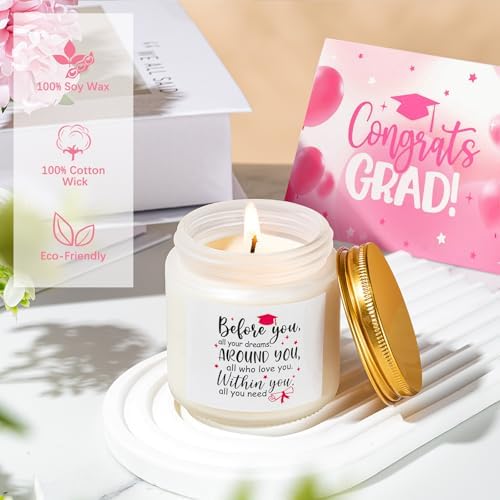 Graduation Gifts for Her, She Believe She Could so She Did, High School College Master Degree Grad Gifts Class of 2026 Unique Cool Graduation Gift Set for Daughter, Sister, Friend, 10 PCS - Image 5