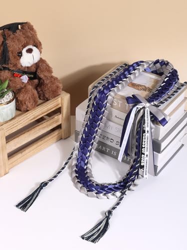 TFTAFAN Graduation Leis and Graduation Honor Cords Class of 2026 Graduation Ribbon Lei Graduation Necklace Braided Necklaces gift for Student Gifts Party Supplies - Image 4