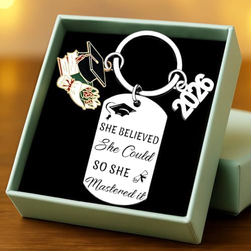 Class Of 2026 Graduation Gifts for Her Him Best Graduate Keychain Seniors Masters Nurses College Highschool Grad Presents - Image 3