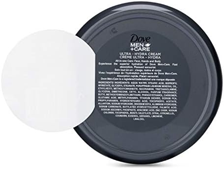 Dove Men+Care Ultra Hydra Cream, Face, Hands and Body care, All Skin Types, 5.07 Oz (Pack of 2) - Image 2
